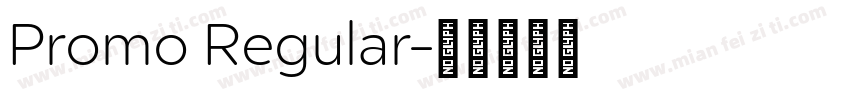 Promo Regular字体转换